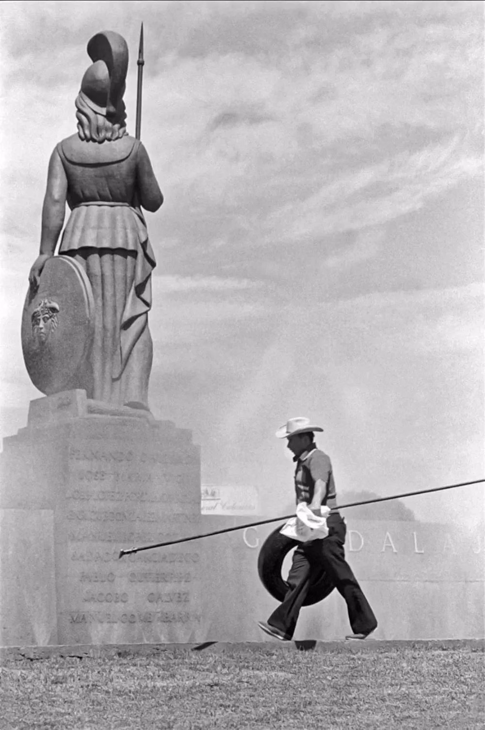 «El guardián de la Minerva», fotografía de José Hernández-Claire